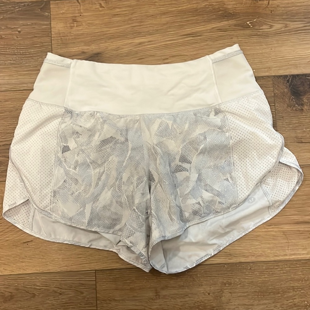 Lulu lemon white shorts